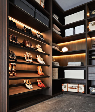 GLISS MASTER - Sectional wood and glass walk-in wardrobe _ Molteni & C. by Molteni - view 3